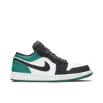 AIR JORDAN 1 LOW WHITE BLACK MYSTIC GREEN