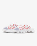 NIKE AIR MORE UPTEMPO SLIDE "WHITE/RED"